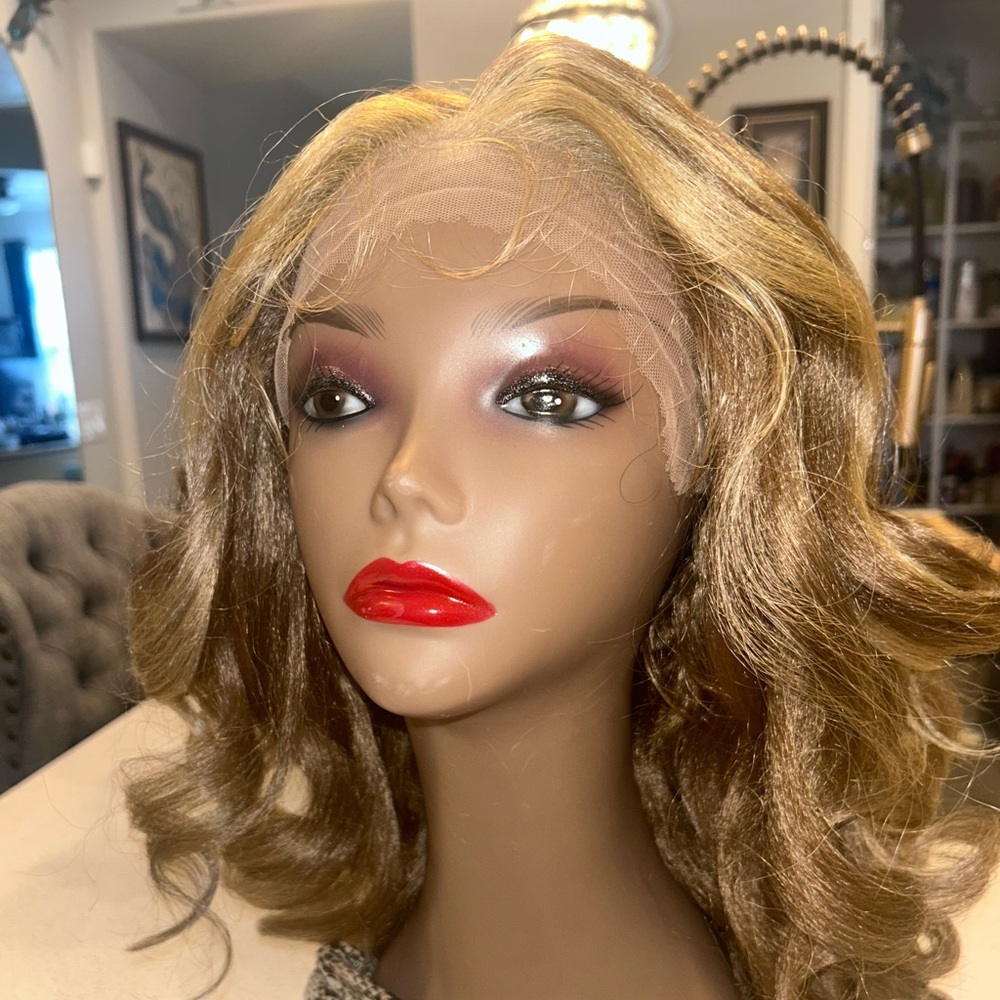 New Kinky Straight Big Bold Barrel Curl Wig - Golden Lady Hair! - Picture 3 of 8